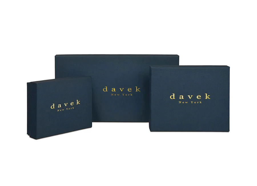 DAVEK SLIM FOLD with mini pen & pull tab - NAVY - Image 8